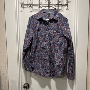 Women’s Cinch Paisley Button Down Shirt